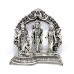 Figurine Idol Religious Ram Darbar Sita Laxman Hanuman 925 Sterling Silver W421